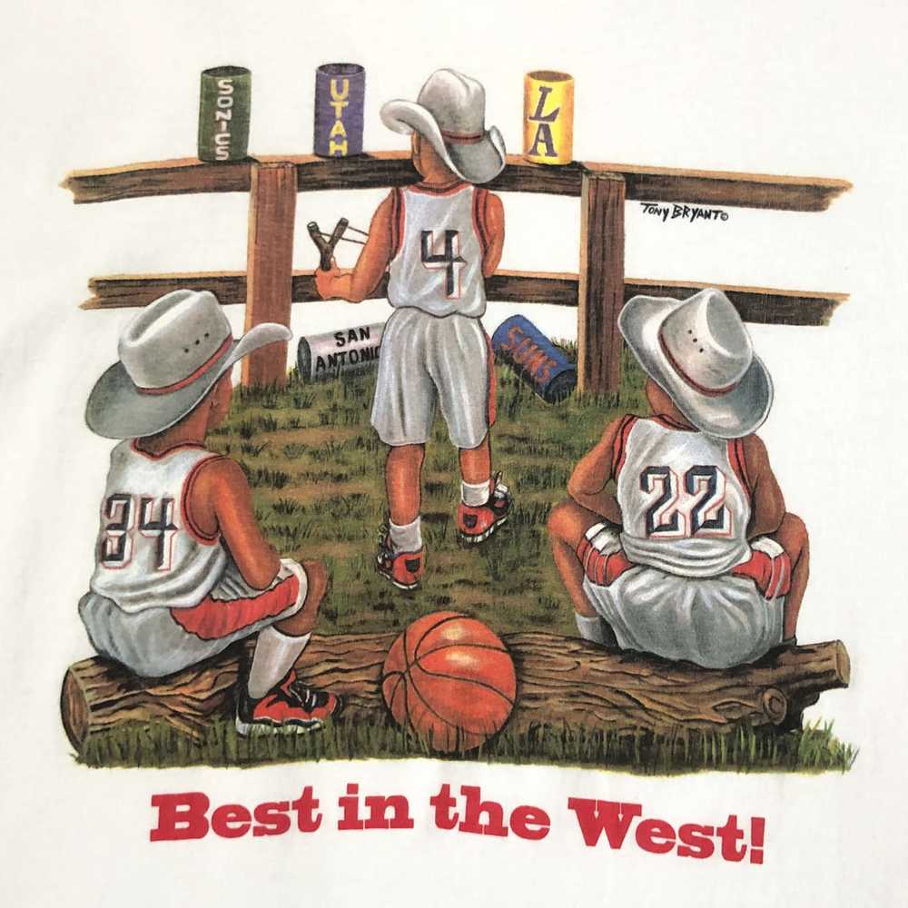 Vintage NBA Houston Rockets "Best In The West!" K… - image 2