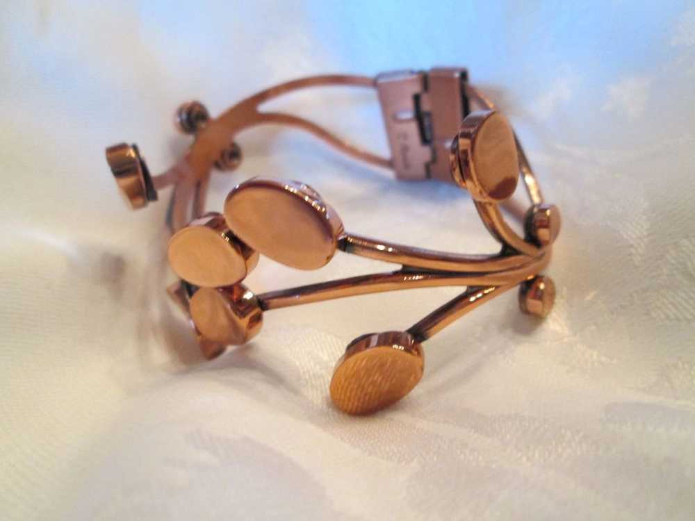 Renoir "Topkapi" Solid Copper Design Bracelet, Br… - image 2