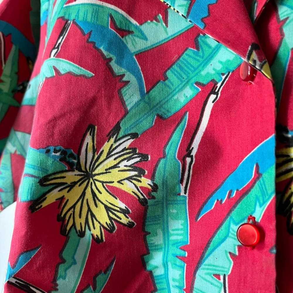 Vintage Vintage 80s cotton hawaiian shirt excelle… - image 3
