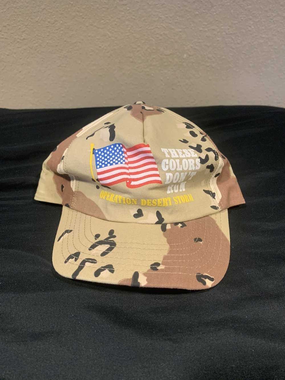 America × Hat × Military Vintage Operation Desert… - image 1