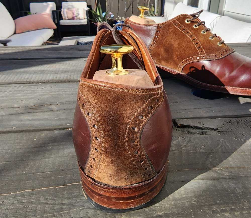 Alden Alden x Leffot Saddle Shoes - Cigar Shell C… - image 4