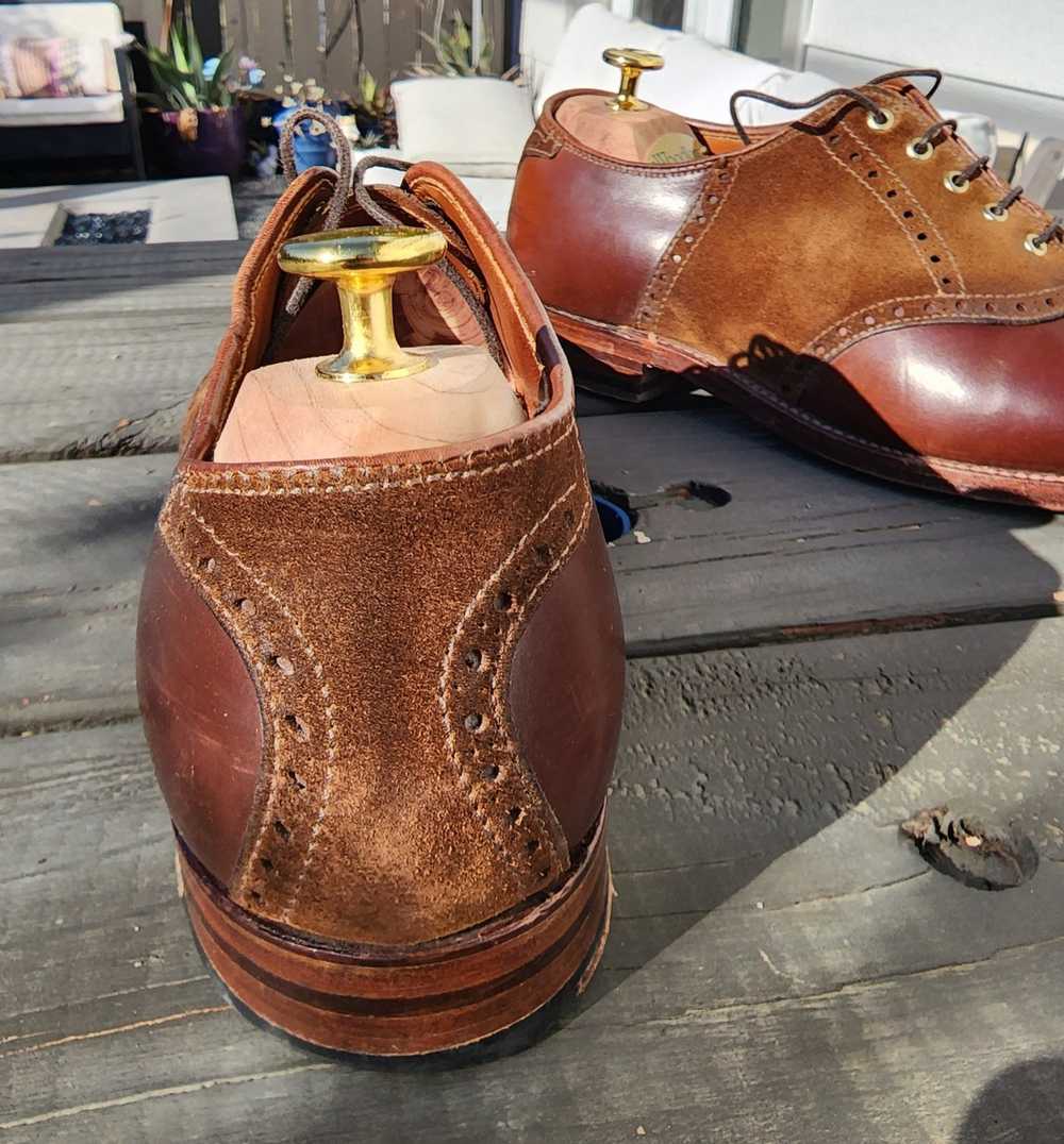 Alden Alden x Leffot Saddle Shoes - Cigar Shell C… - image 9