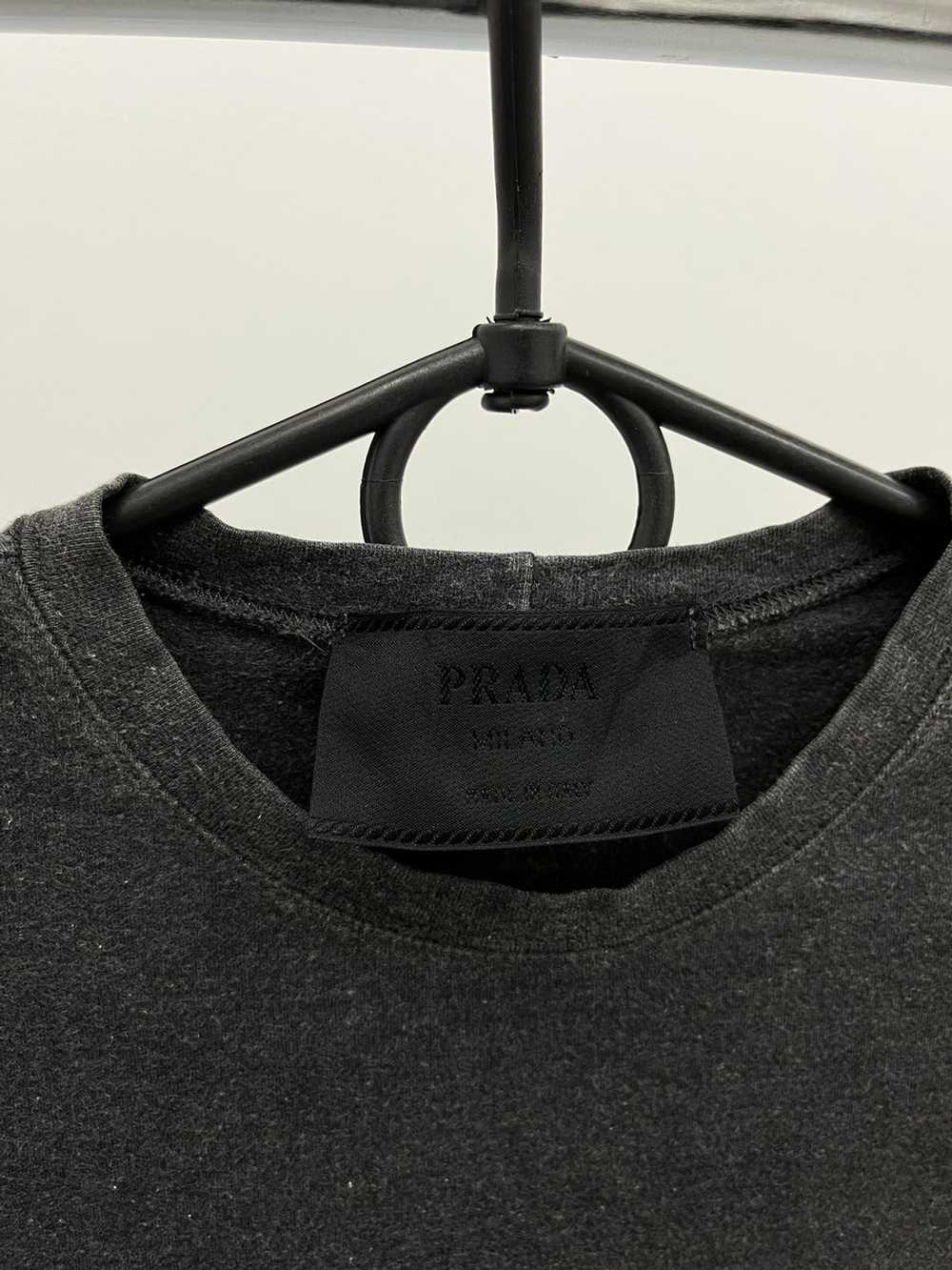 Prada Prada Basic Gray Long Sleeve T-Shirts Tee - image 2