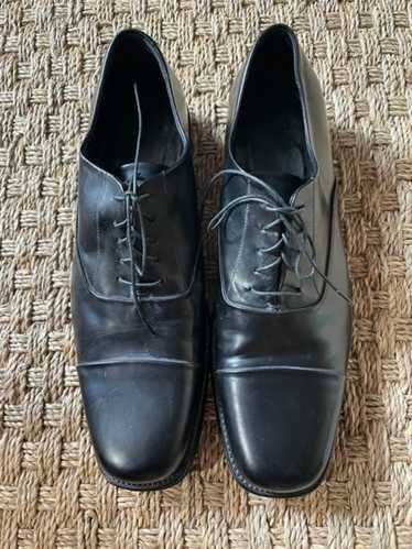 Calvin Klein Black calfskin oxfords