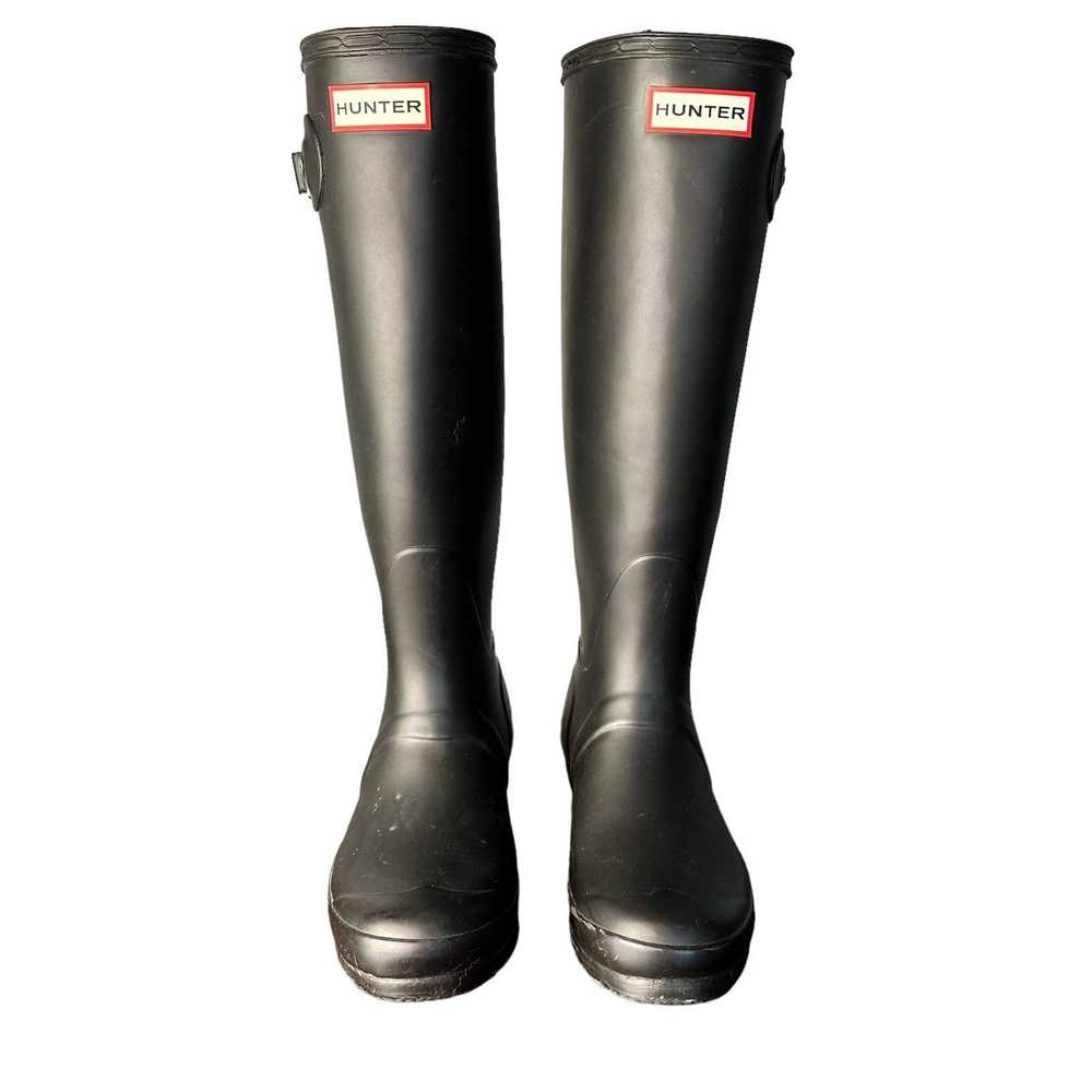 Hunter Hunter Black Rain Boots Size 5 F 4M - image 2