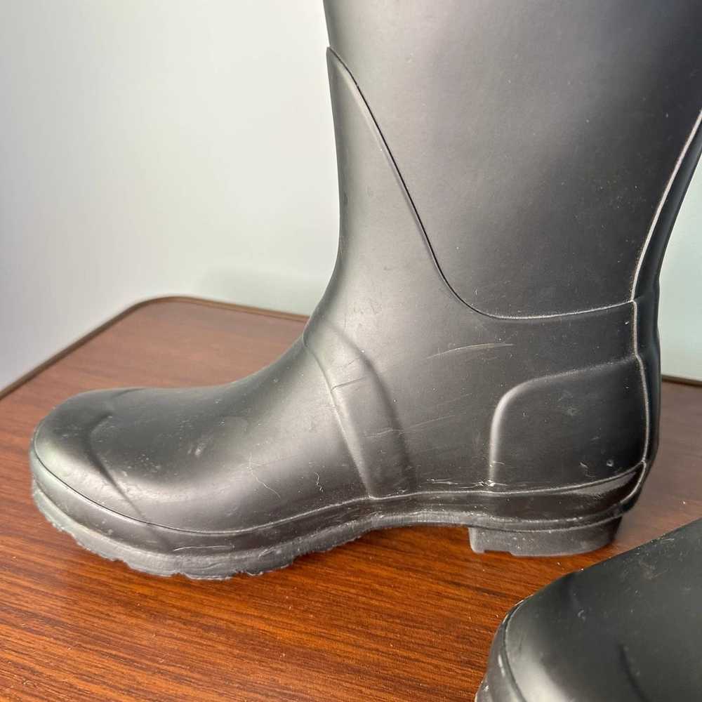 Hunter Hunter Black Rain Boots Size 5 F 4M - image 7