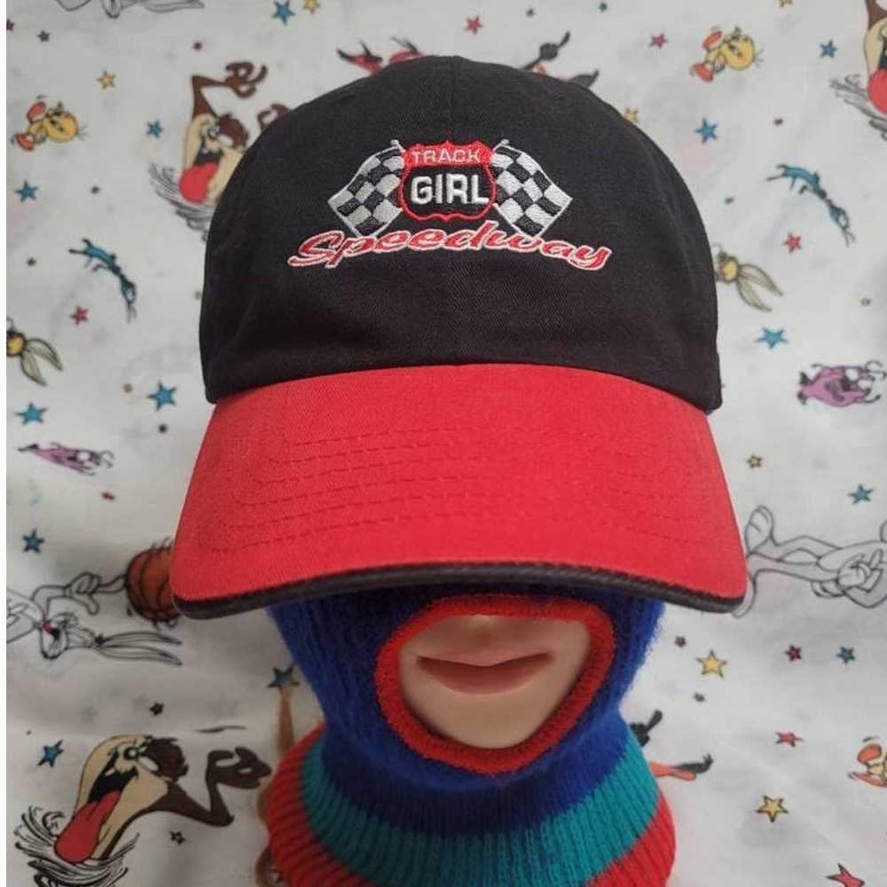 NASCAR Vtg Nascar Track Girl Speedway dad hat vin… - image 1