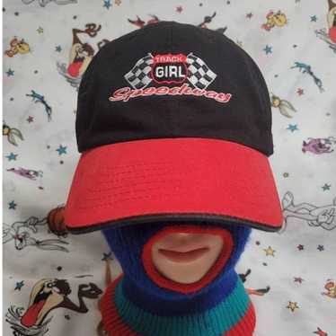 NASCAR Vtg Nascar Track Girl Speedway dad hat vin… - image 1