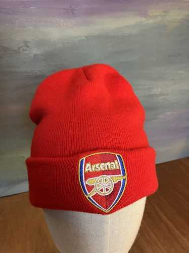 Hat × Soccer Jersey Arsenal FC Beanie Red Knit Hat