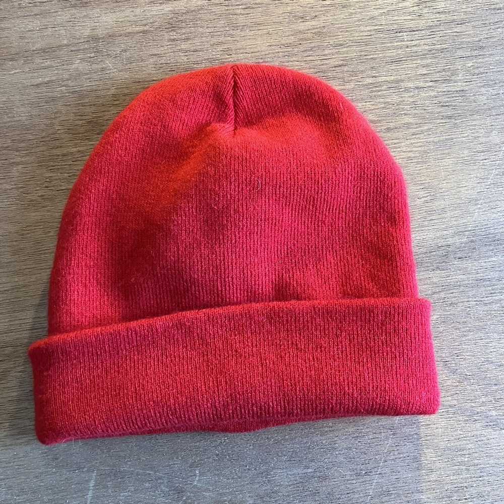 Hat × Soccer Jersey Arsenal FC Beanie Red Knit Hat - image 5