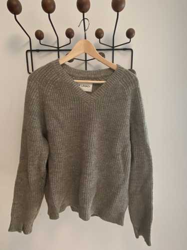 Our Legacy Oour Legacy Wool Raglan V Neck Sweater - image 1