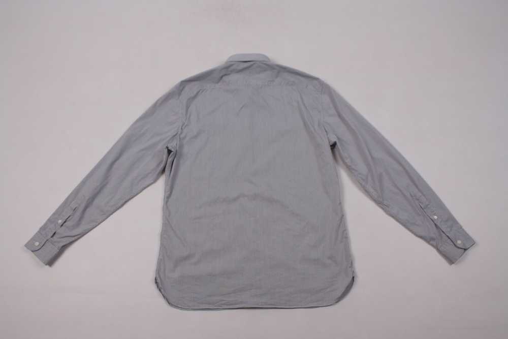 Z Zegna Z Zegna Silver Line Button Up Dress Shirt… - image 2