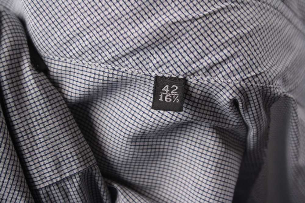 Z Zegna Z Zegna Silver Line Button Up Dress Shirt… - image 4
