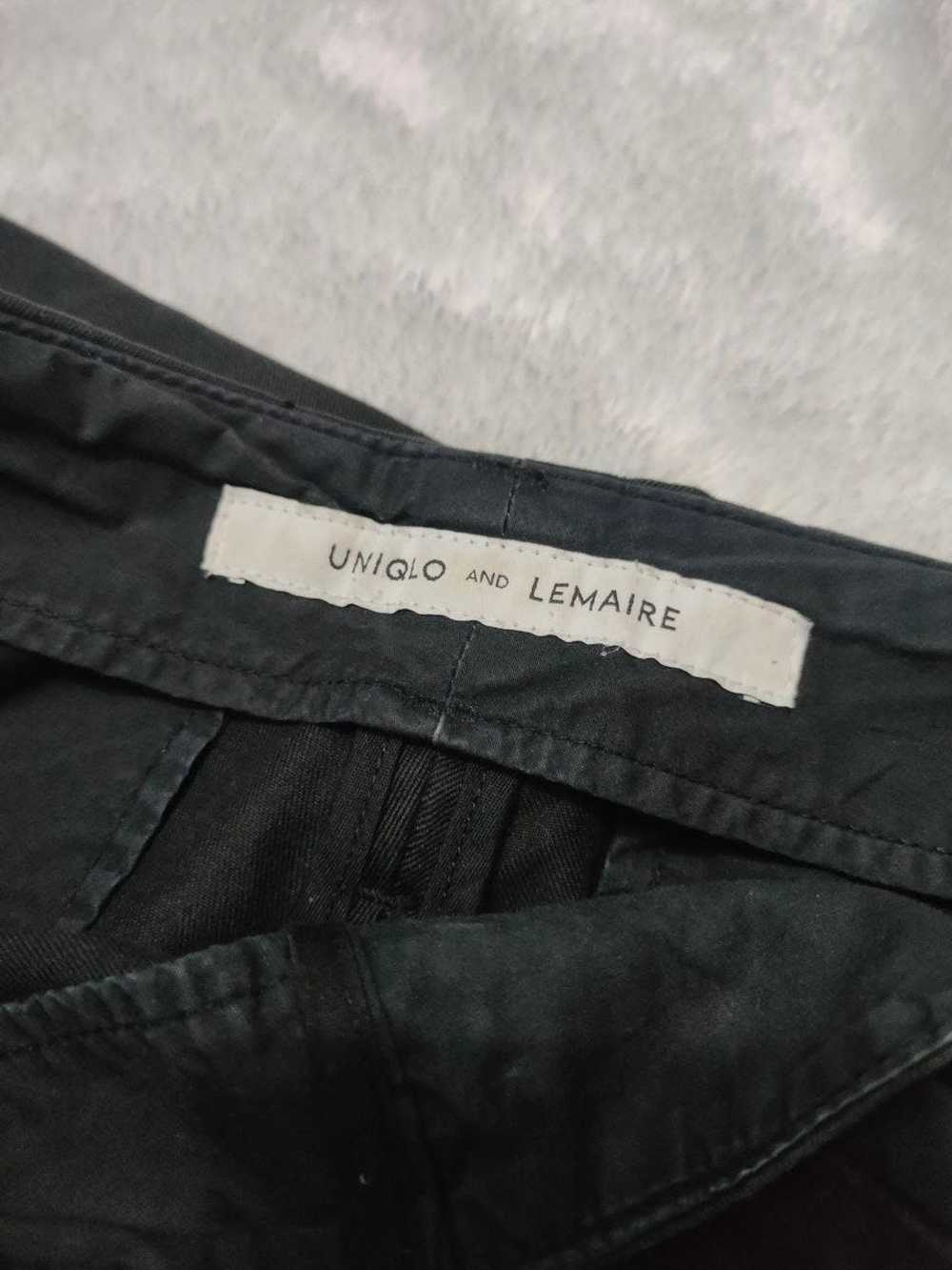 Lemaire × Uniqlo Uniqlo X Lemaire Black Trouser P… - image 10