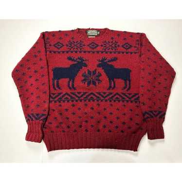 Polo Ralph Lauren VTG Polo 90s Hand Knit Sweater … - image 1