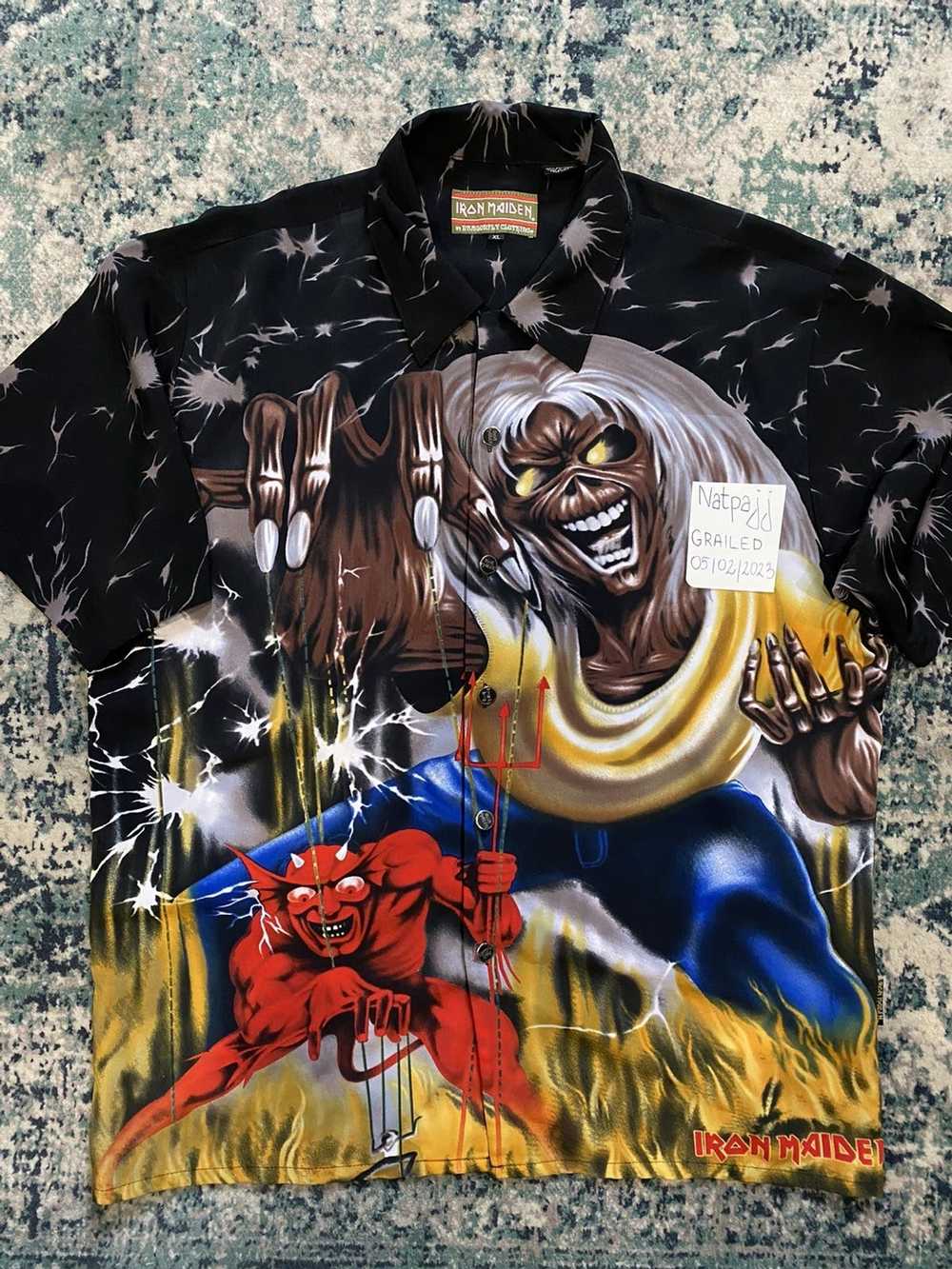 Iron Maiden × Vintage vintage metallica 90s’ shir… - image 2