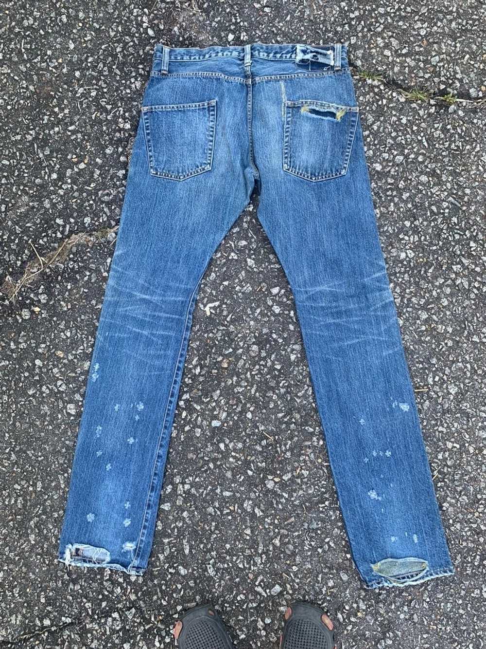 Mastermind Japan Mastermind rare jeans distressed - image 9