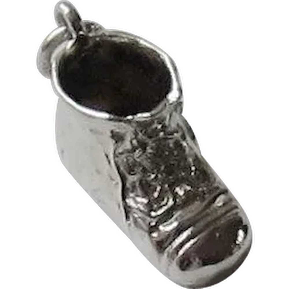 Sterling Silver Baby Shoe Charm - image 1