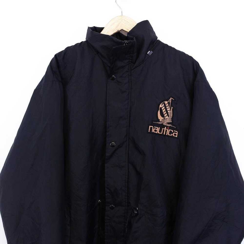 Nautica Vintage Nautica Puffer Coat Black / Bronz… - image 3