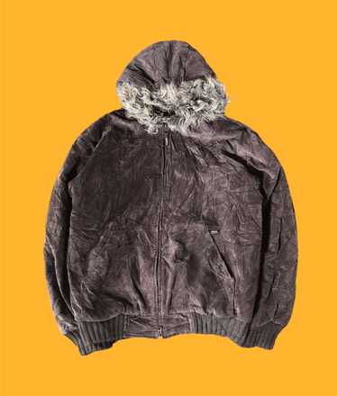 Billabong vintage Billabong corduroy hooded fur in