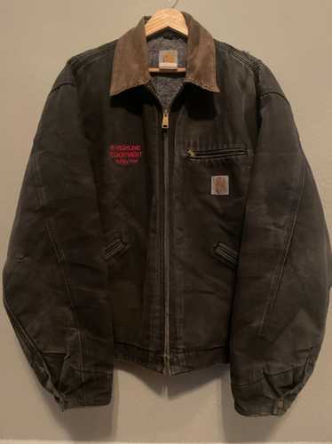 Vintage 90s Detroit Carhartt blanket lined jacket