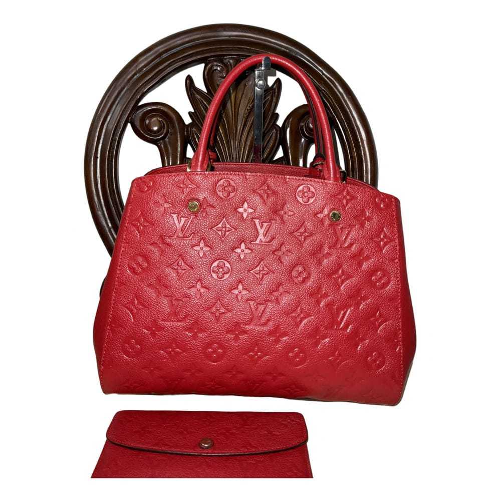 Louis Vuitton Montaigne leather handbag - image 2