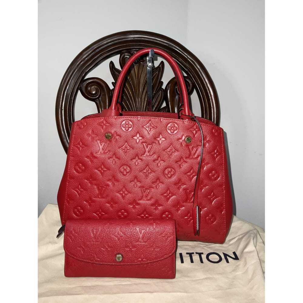 Louis Vuitton Montaigne leather handbag - image 5