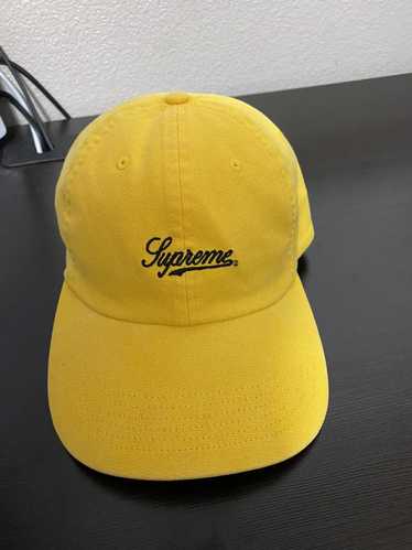 Supreme Script Logo 6-Panel Fitted Cap Red SS16 Brand New Size M