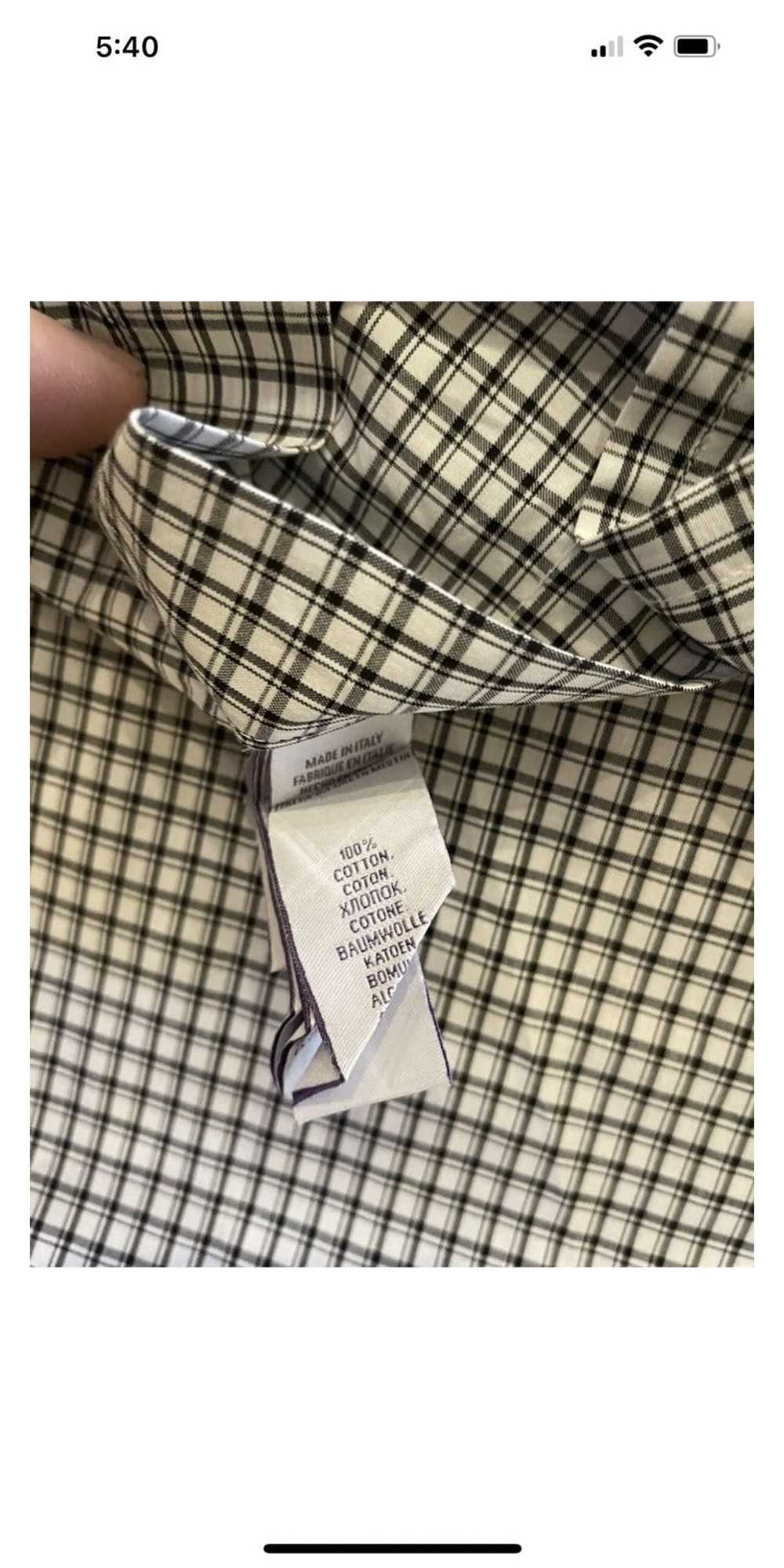 Ralph Lauren Purple Label Check Print Spread Coll… - image 6