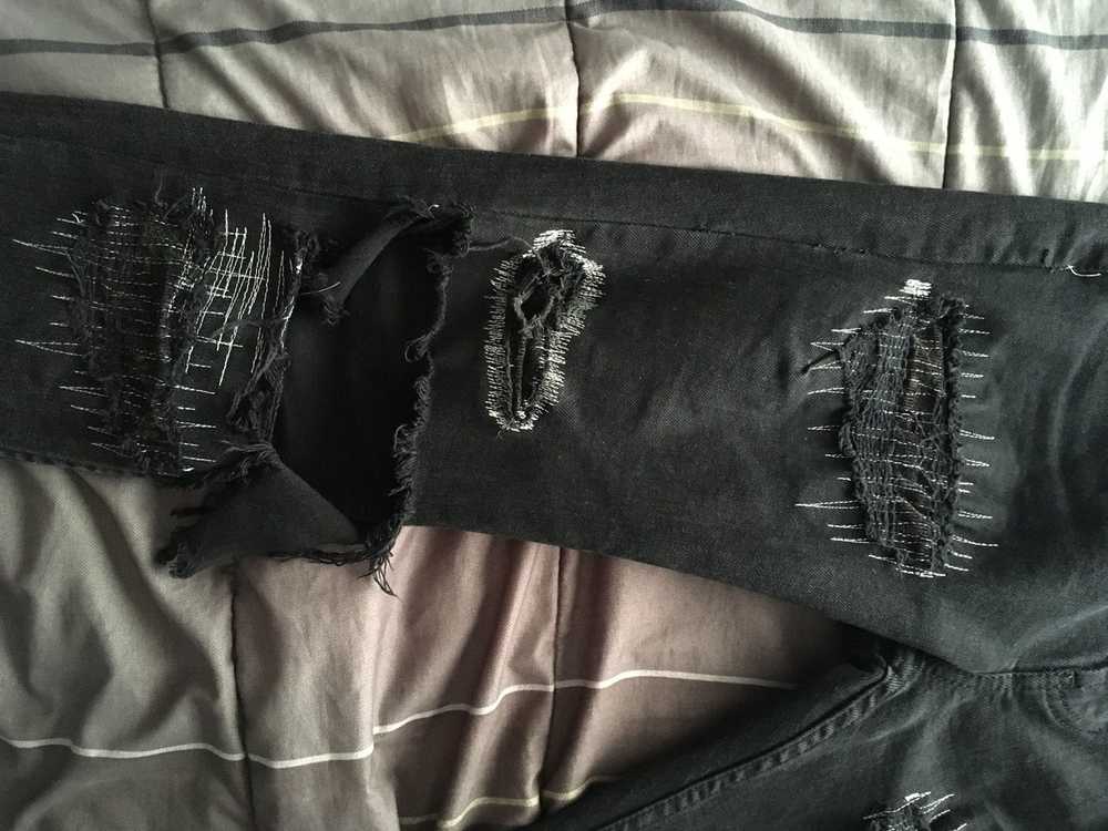 Other custom distressed denim - image 4