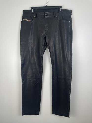 Diesel 5 pocket Leather Jean