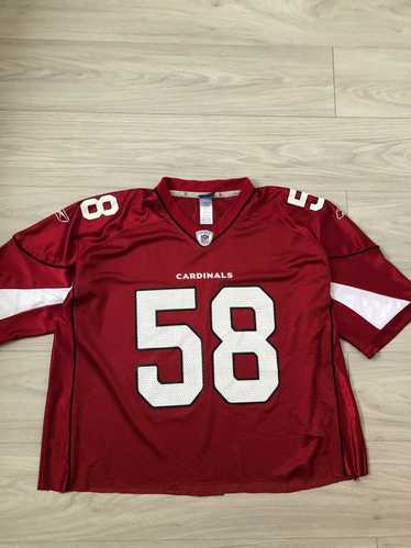 Vintage REEBOK NFL Arizona Cardinals Warner American Football Jersey Red  Large