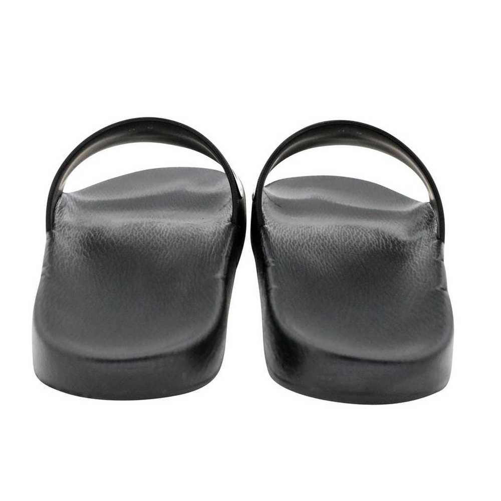 Salvatore Ferragamo Gancini Rubber Slide On Sanda… - image 9