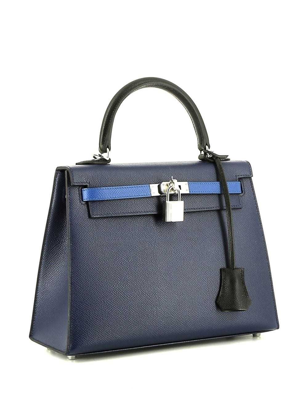 Hermès Pre-Owned 2022 Kelly 25 handbag - Blue - image 3