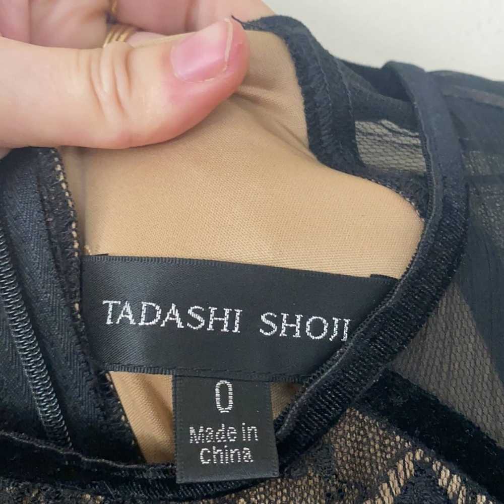 Vintage Tadashi Shoji Black Lace Maxi - image 7