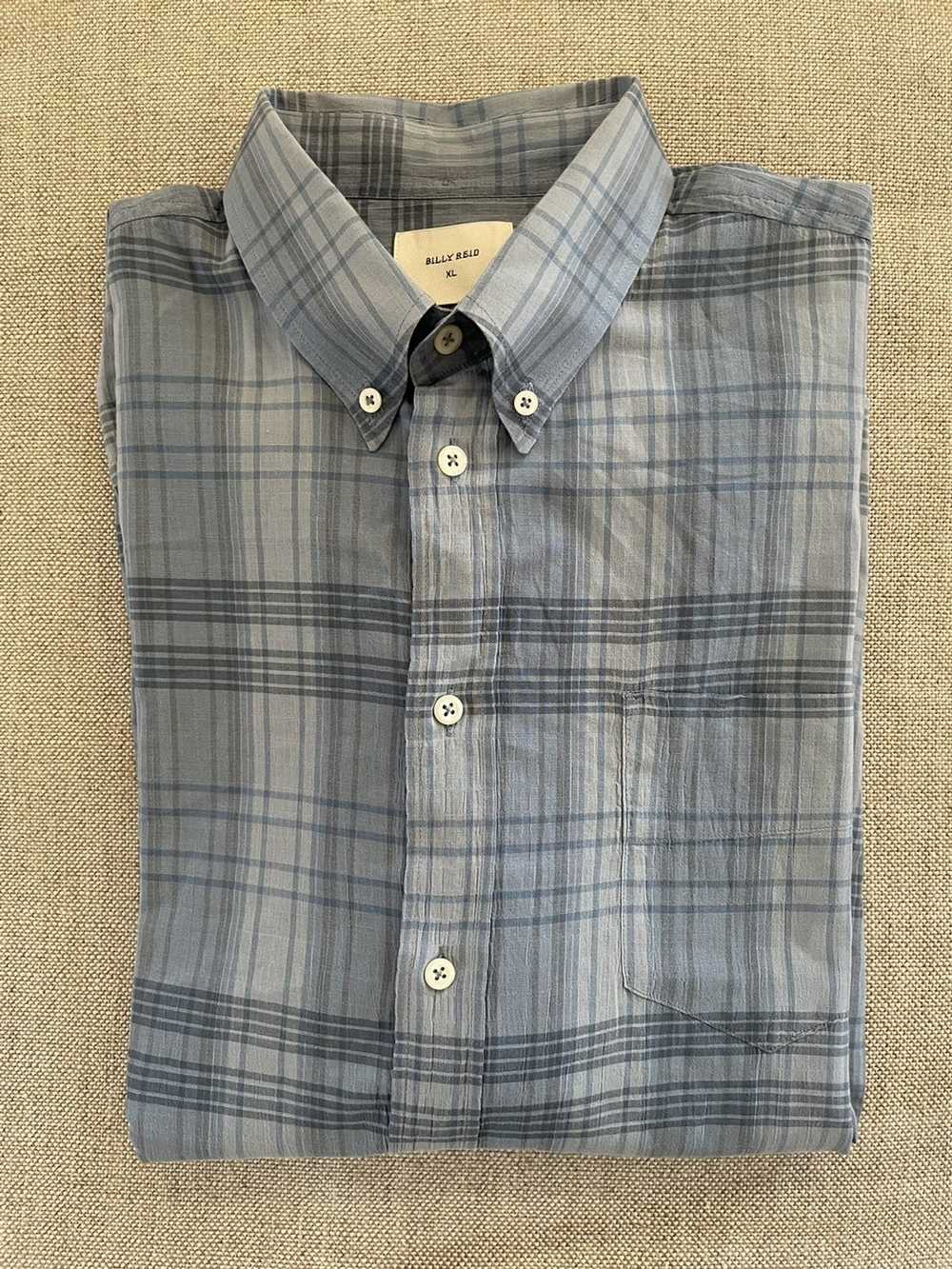 Billy Reid Check Print Button Down - image 6