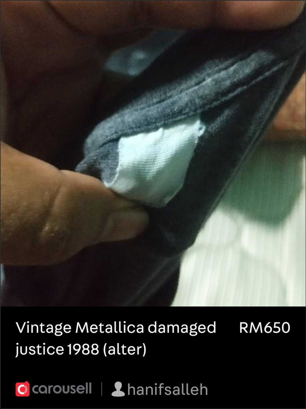 Vintage Vintage Metallica damaged justice - image 4
