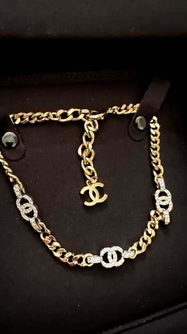 Chanel Chanel 2022 Gold Silver Chocker Necklace
