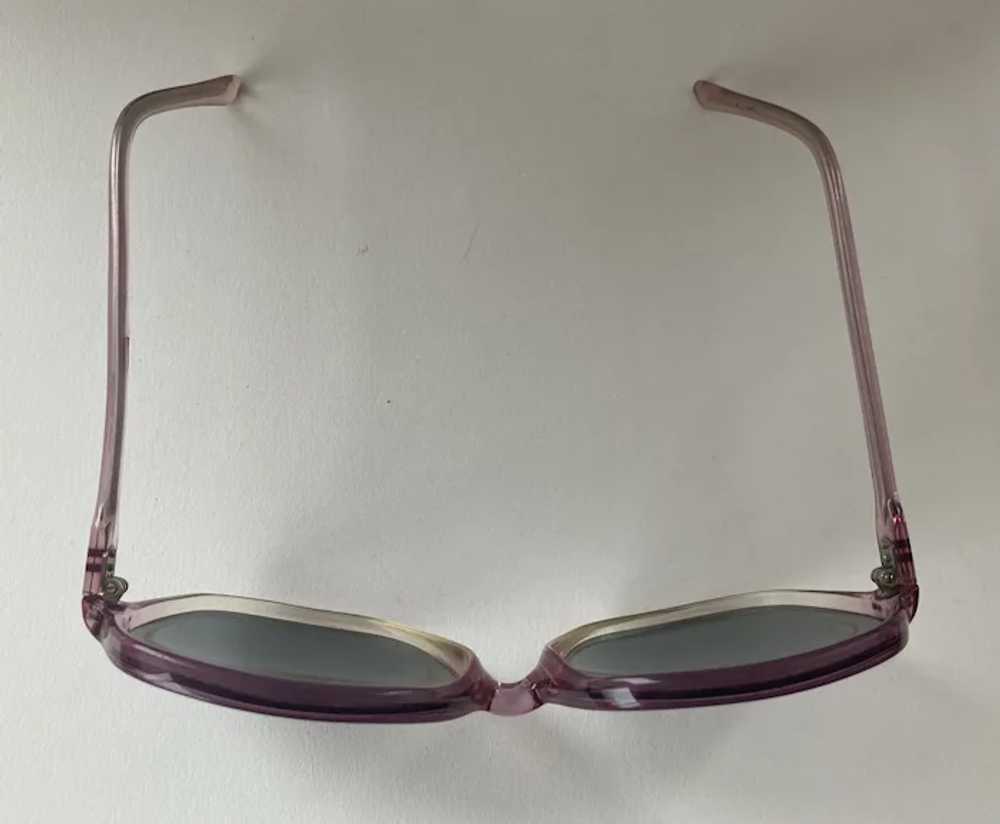 REDUCED 1960's 70's Purple Over Sized Sunglasses … - image 4