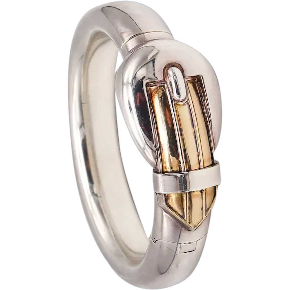 Gucci Milano 1975 Vintage Buckle Bangle Bracelet … - image 1