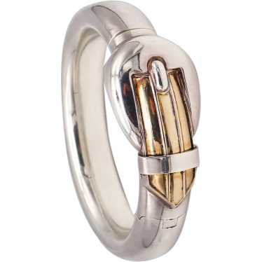 Gucci Milano 1975 Vintage Buckle Bangle Bracelet … - image 1