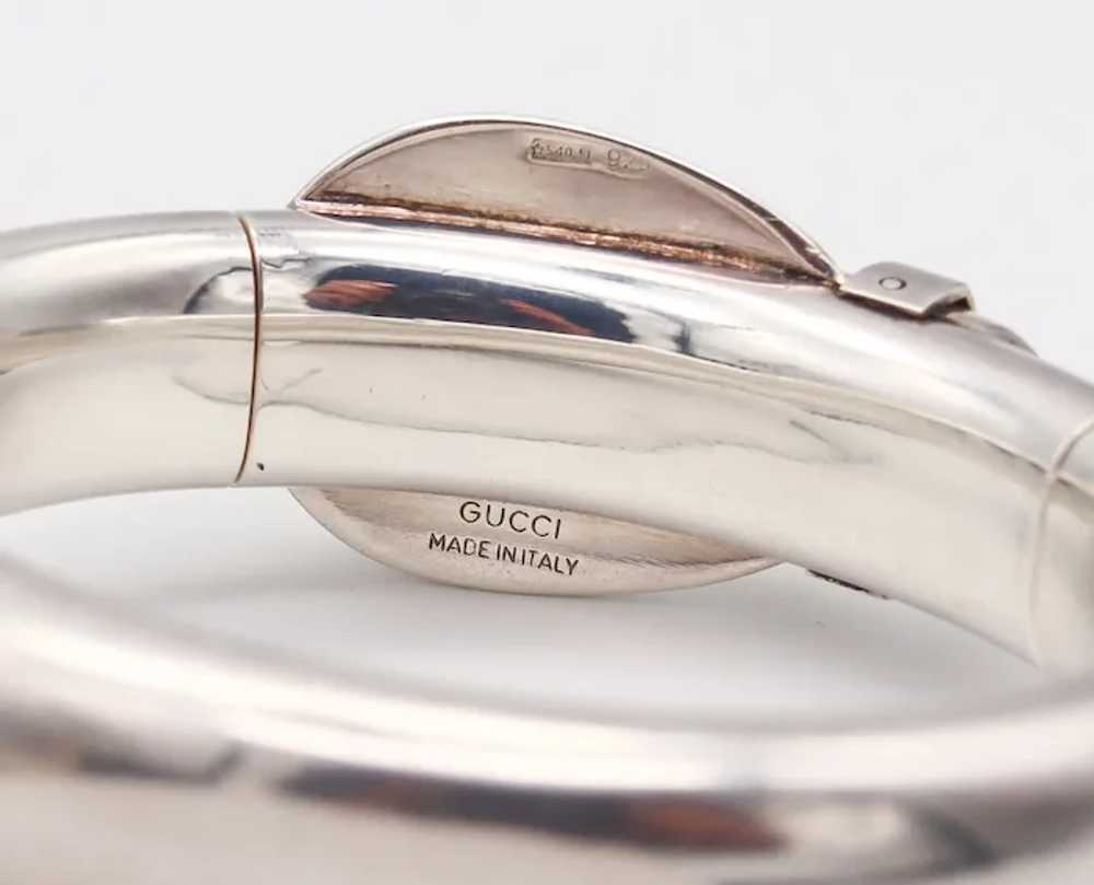 Gucci Milano 1975 Vintage Buckle Bangle Bracelet … - image 3