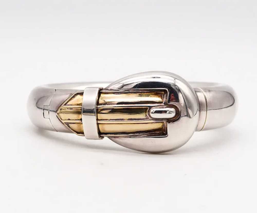 Gucci Milano 1975 Vintage Buckle Bangle Bracelet … - image 5