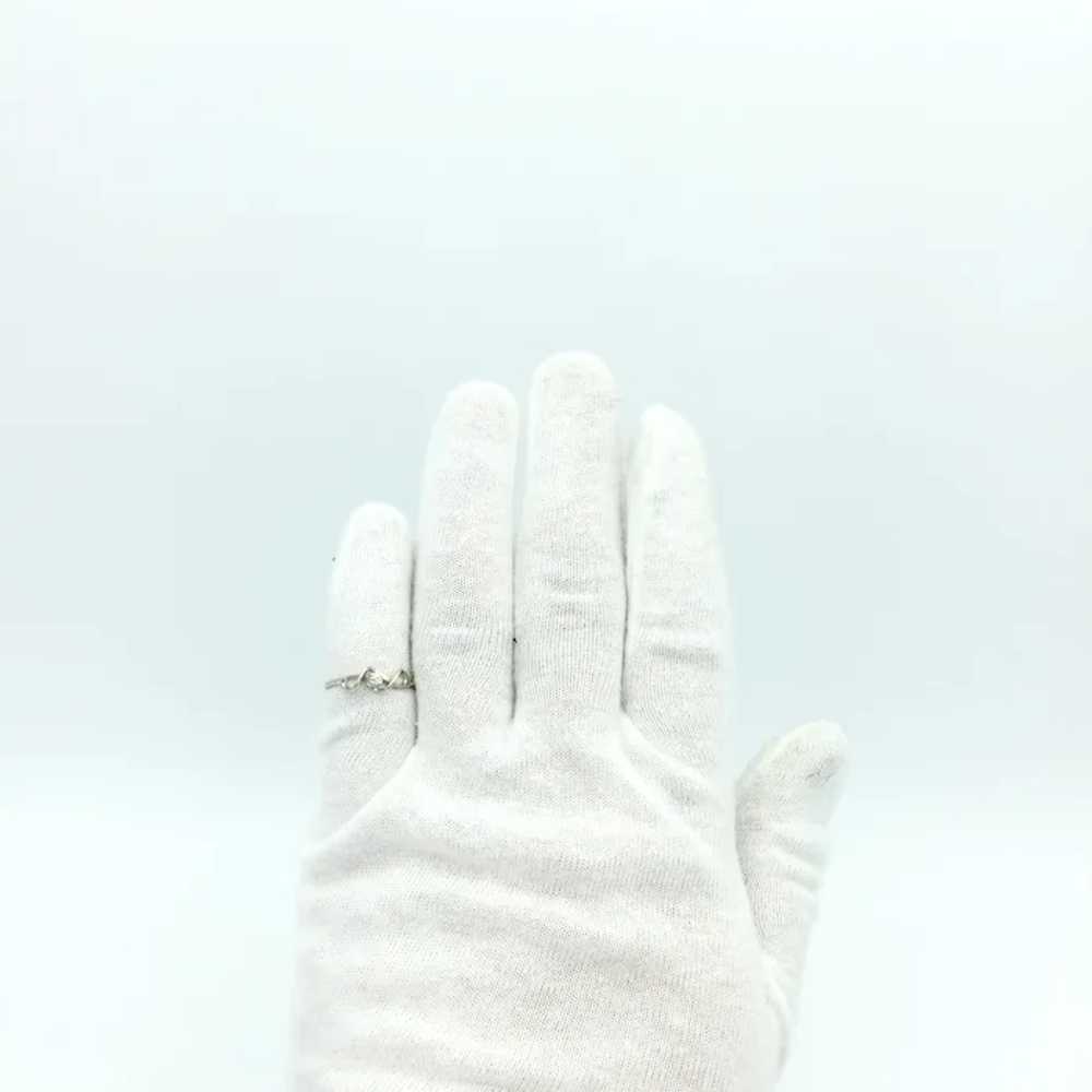 10K White Gold Diamond Fashion Ring - image 6