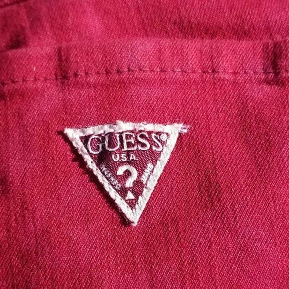 Guess Guess Red Skinny Jeans size 28 womens - image 3