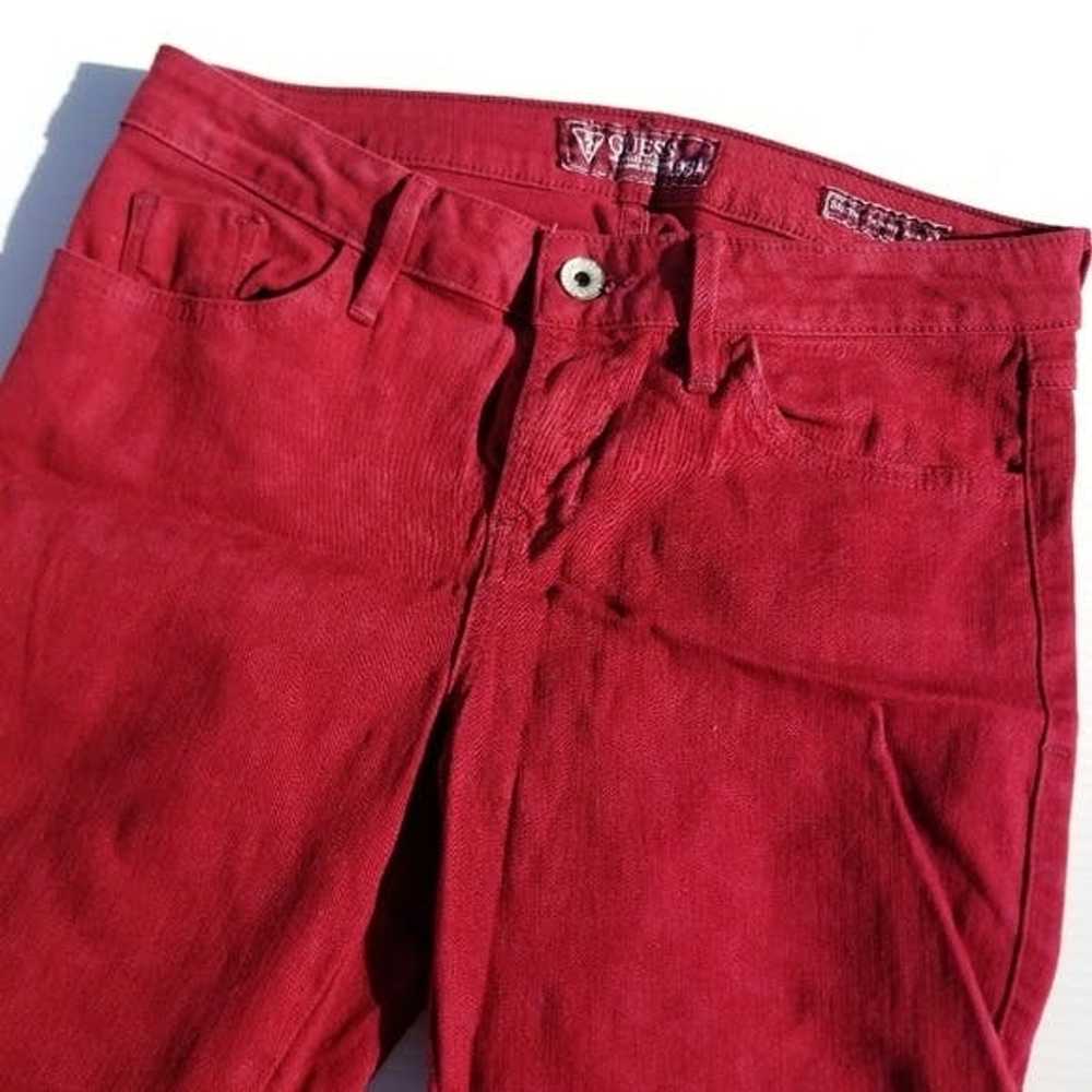 Guess Guess Red Skinny Jeans size 28 womens - image 9