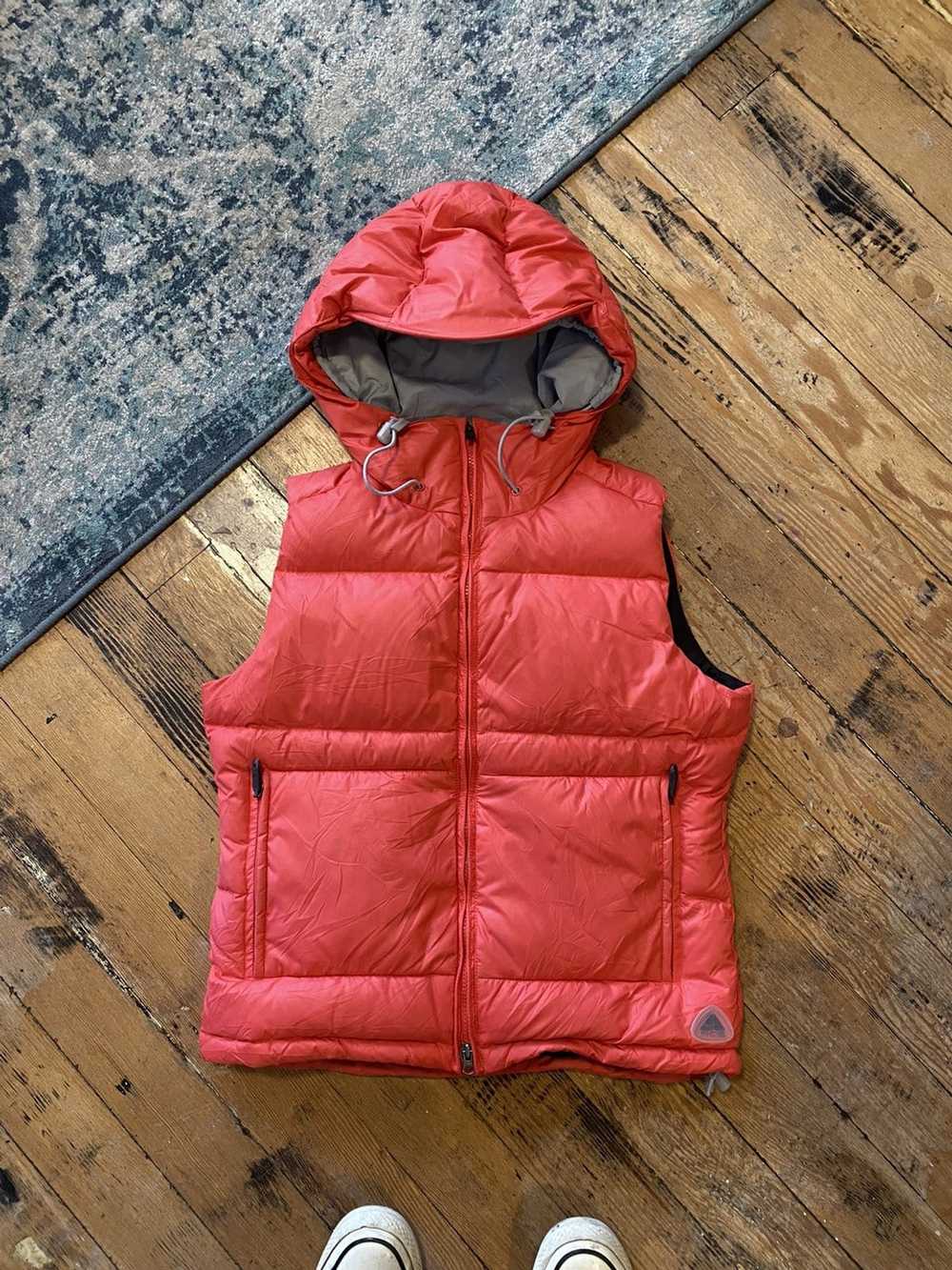 Nike × Nike ACG × Vintage Nike ACG Red Hooded Vest - image 1