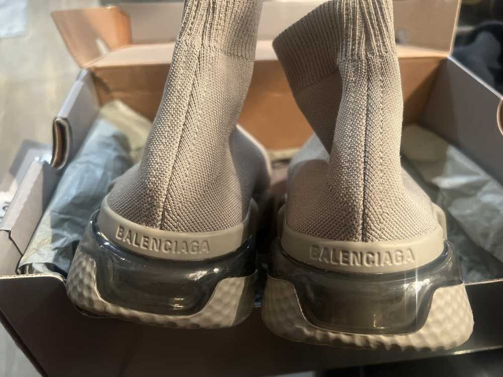 Balenciaga Balenciaga Full Beige Speed LT Clear - image 4