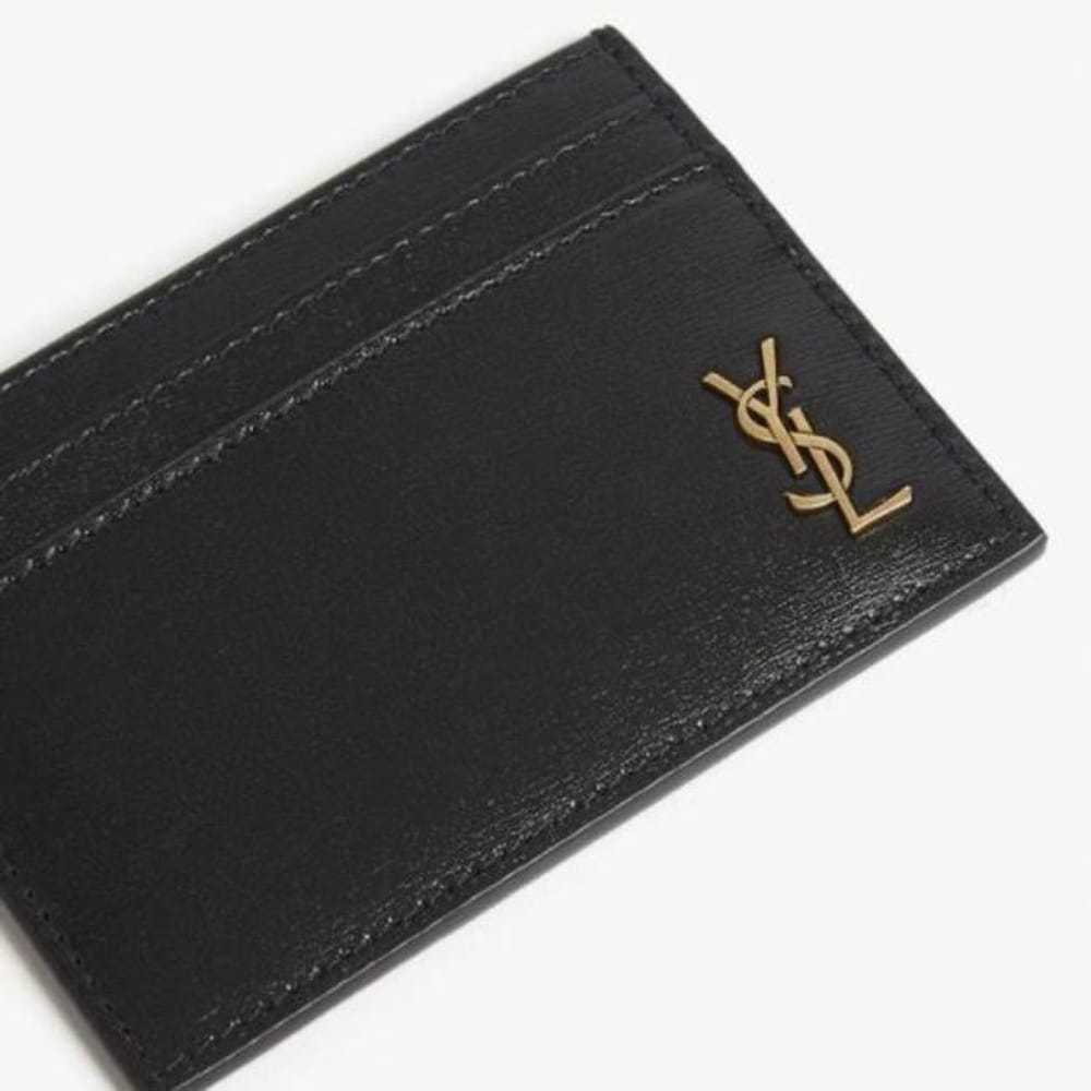 Yves Saint Laurent Leather card wallet - image 4