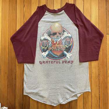 Vintage 80's Grateful Dead T-Shirt // Blues for Allah // Flame
